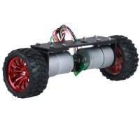 JGA37-360 2WD Self-balancing Car Chassis with Metal Gear Motor for RC Models