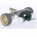 JGA25-26 2WD Car Chassis Self-balancing Car with Metal Gear Motor for RC Models