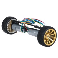 JGA25-26 2WD Car Chassis Self-balancing Car with Metal Gear Motor for RC Models