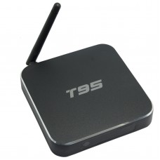 T95 Metal Case Amlogic S905 QuadCore Andorid 5.1 TV BOX 1GB/8GB 2.4GHz WiFi KODI 16.0 Full Loaded ADD ONS Pre-installed