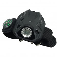 2211 Rechargeable Variable-Output LED Wristlight Tactical Watch LED Flashlight for Outdoor Fishing Hunting