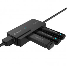 ORICO USB Hub USB3.0 HR02-U3 4 Ports HUB 1 RJ45 Network Port 10 100 1000 Gigabit Ethernet LAN Wired D5211A