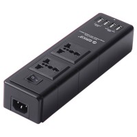ORICO HPC-2A4U 4 Ports USB Charger with 3-Outlet Power Strip Socket for Computer Phones PC