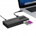 ORICO H727RK-U2 High Speed 7-Port USB 2.0 HUB w/5V 2A Power Adapter Splitter for Laptop PC Notebook Black