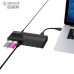 ORICO H727RK-U2 High Speed 7-Port USB 2.0 HUB w/5V 2A Power Adapter Splitter for Laptop PC Notebook Black