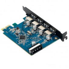 ORICO PVU3-4P 5Gbps Desktop 4 Port USB3.0 PCI Express Card for Laptop Computer Support Windows Vista