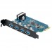 ORICO PVU3-4P 5Gbps Desktop 4 Port USB3.0 PCI Express Card for Laptop Computer Support Windows Vista