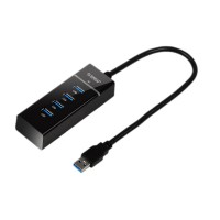 ORICO W6PH4 Portable 4 Ports USB 3.0 HUB Super Speed 5Gbps Charger for PC Desktop Laptop Computer