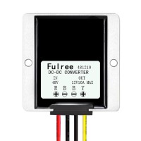 Fulree 48V to 12V 10A DC-DC Converter Step Down Voltage Regulator Buck Power Conversion