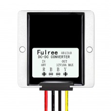 Fulree 48V to 12V 10A DC-DC Converter Step Down Voltage Regulator Buck Power Conversion