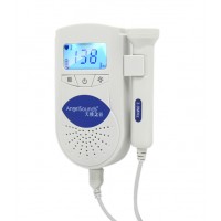 Baby LCD Fetal Doppler Angelsounds Heart Rate Monitor Portable Detector 3MHZ Probe Built-in Speaker