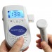 Baby LCD Fetal Doppler Angelsounds Heart Rate Monitor Portable Detector 3MHZ Probe Built-in Speaker