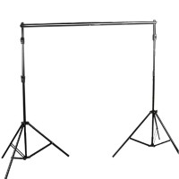 Photo Background 3mx3m Cotton Backdrop Screen+Retractable Stand Tripod for Shooting Photography Studio 