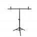 T-Shape Photography Background Tripod Support Stand 44-76x68CM for Photo Studio Backdrop Shooting  