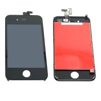 LCD Display Touch Screen Digitizer Assembly with Bezel Frame for Apple iPhone 4 4G Cell Phone Black