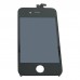 LCD Display Touch Screen Digitizer Assembly with Bezel Frame for Apple iPhone 4 4G Cell Phone Black