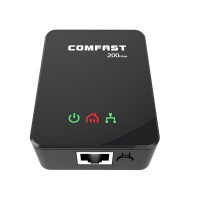 Power Line Ethernet Adapter 200Mbps COMFAST 2.4GHz Mini PLC Home Plug Network Powerline Adapter CF-WP200M