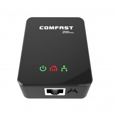 Power Line Ethernet Adapter 200Mbps COMFAST 2.4GHz Mini PLC Home Plug Network Powerline Adapter CF-WP200M