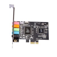 PCI Express PCI-E 5.1CH 6 Channels CMI8738 Stereo Audio Sound Card D5257A for Windows7 8