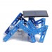 Unassembled DIY Solar Panels Six Feet Robot Hexapod Robotic Toy Spare Parts