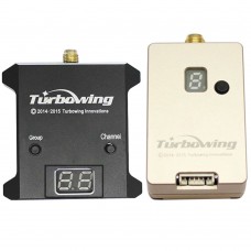 5.8G 600mW TX600 Transmitter+RX Receiver AV Wireless Telemetry System FPV for UAV Multicopter Aerial Photography-Gold