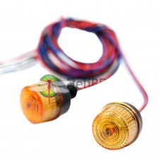 360 Degree Rotate LED Light Headlight Yellow for RC Cars Trucks LB-001