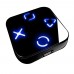 Magic Mirror Hub USB 2.0 4 Port Hub Blue Light Splitter for PC to connect U-Flash Disk USB Card Reader Mouse Keyboard