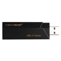 Acasis IS001 Universal Multinational High-Speed USB3.0 Multi-Card Reader 3.0 SD TF Card Reader Black