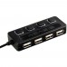 Acasis H012 4 Ports 5Gbps USB3.0 HUB Adapter Splitter for Computer Tablet PC with Switch