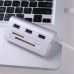 USB HUB Aluminum 5Gpbs USB 3.0 HUB Splitter Adapter USB3.0 HUB USB 3.0 Card Reader Support SD Micro SD TF CF Card