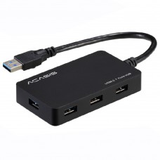 Acasis 7Ports USB3.0 HUB Splitter Adapter with 5V 3A Power Supply for Computer PC