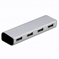 Acasis HS0013 Aluminum Portable USB3.0 4 Ports Splitters USB 3.0 HUB w/Power Supply for PC Computer