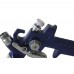 Auto Spray Gun H2000 Traditional Mini HVLP with 0.8mm Nozzle Automotive Shop Paint Gun Tool Navy Blue Air Brush Alloy