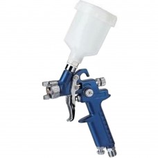 Auto Spray Gun H2000 Traditional Mini HVLP with 0.8mm Nozzle Automotive Shop Paint Gun Tool Navy Blue Air Brush Alloy