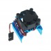 540 Motor 1:10 Vehicle Radiator Heat Sink with Cooling Fan for 3650 Motor Multicopter