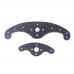 6STAR Carbon Fiber Servo Vertical Rudder Mount Rudder Tray Set for 20-50CC Airplane