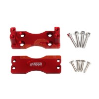 6STARHOBBY CNC Aluminum Alloy Side Servo Mount Servo Holder for RC Model Aircraft-Red