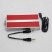 Portable AUNE B1 Earphone Amplifier Class A HIFI Aluminum Alloy Shell Red