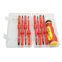 L107808 Professional Multi-Purpose Screwdriver Series Handle 8Pcs Screw Driver Tools