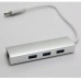 Super Speed USB3.0 Combo Gigabit Ethernet Network Adapter+3 Ports HUB 5Gbps for Macbook PC Laptop