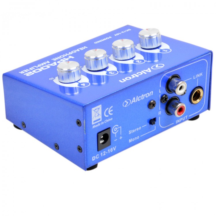 Alctron HPA002 Professional Earphones Amplifier Distributor 4-Channel ...