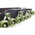 Shock-Absorbing Toy Tank Robot Chassis Smart Track Caterpillar Tractor for Video Car DIY-Green