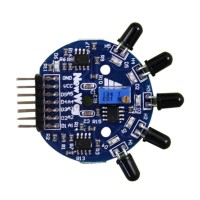 3.3V-9V 5 Channel Flame Sensor Module Analog Digital Dual Output for Robot DIY Fire Alarm  