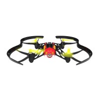 Parrot Airborne Night Drone 4-Axis Quadcopter Minidrone with Dual LED Headlight for FPV-Red