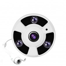 FishEye 5MP 1.7mm Lens 720P IMX222 Optional ONVIF 360 Degree Panoramic IP Camera Night Vision P2P