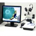 SK2200P Digital Microscope Endoscope Electronic Magnifer+8inch LCD Monitor+AVCamera