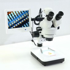 SK2500H Digital Microscope Endoscope Electronic Magnifer+8inch HD Monitor+AV Camera