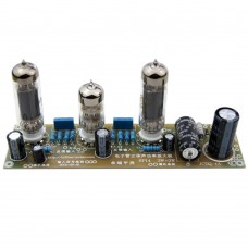 Unassembled DJ002 6N1+6P14 3.5Wx2 Stereo Amplifier Board Kit with Electron Tube