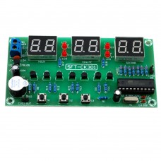 6 Digital LED Electronic Module 9V To 12V AT89C2051 Clock Parts Components DIY Kit
