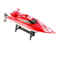 FT012 2.4G Brushless RC Racing Boat RTR Speedboat Upgraded FT009-Red